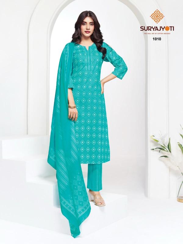 Suryajyoti piyora vol 1 jaipuri cotton dress material wholesale
